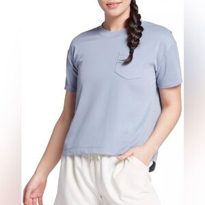 NWT Calia Sandwash Tee in Pearl Gray